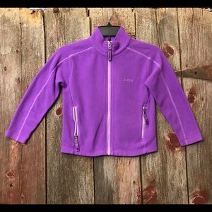 Girl's Marmot Purple Fleece Jacket